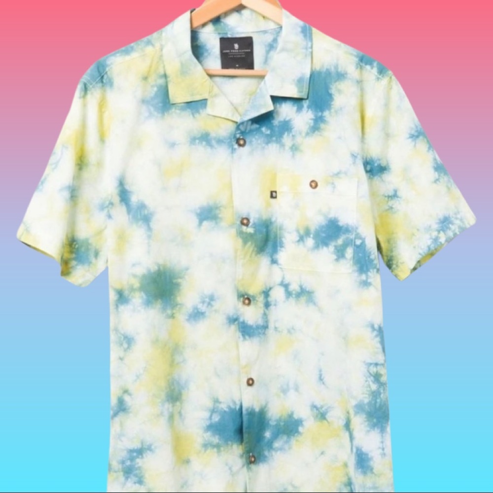 TIE DYE POPLIN CAMP SHIRTS​